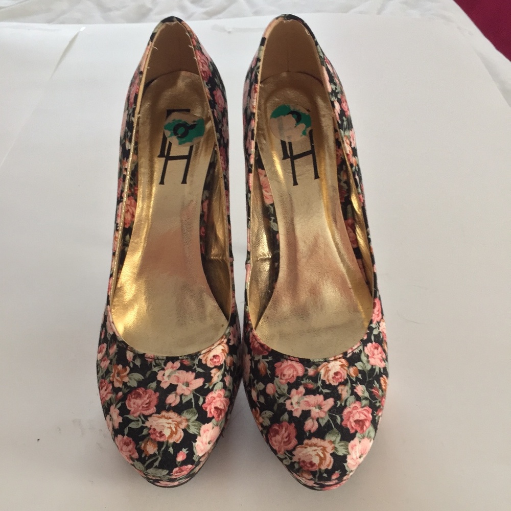 floral stilettos
